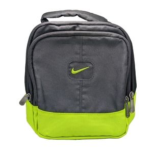 Nike Insulated Lunch Bag, Multiple Compartments, Fluorescent Green